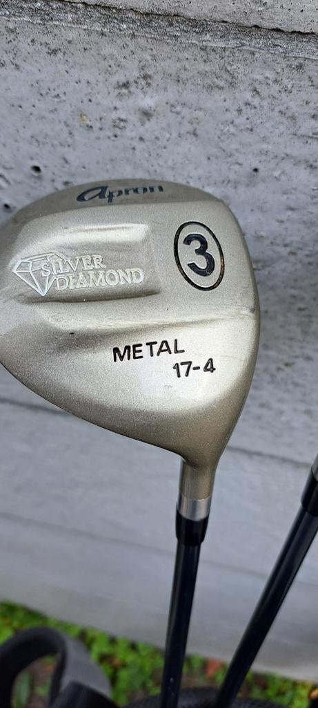 Golfclubs: Apron Silver Diamond en Mizuno Widec II, Sport en Fitness, Golf, Ophalen