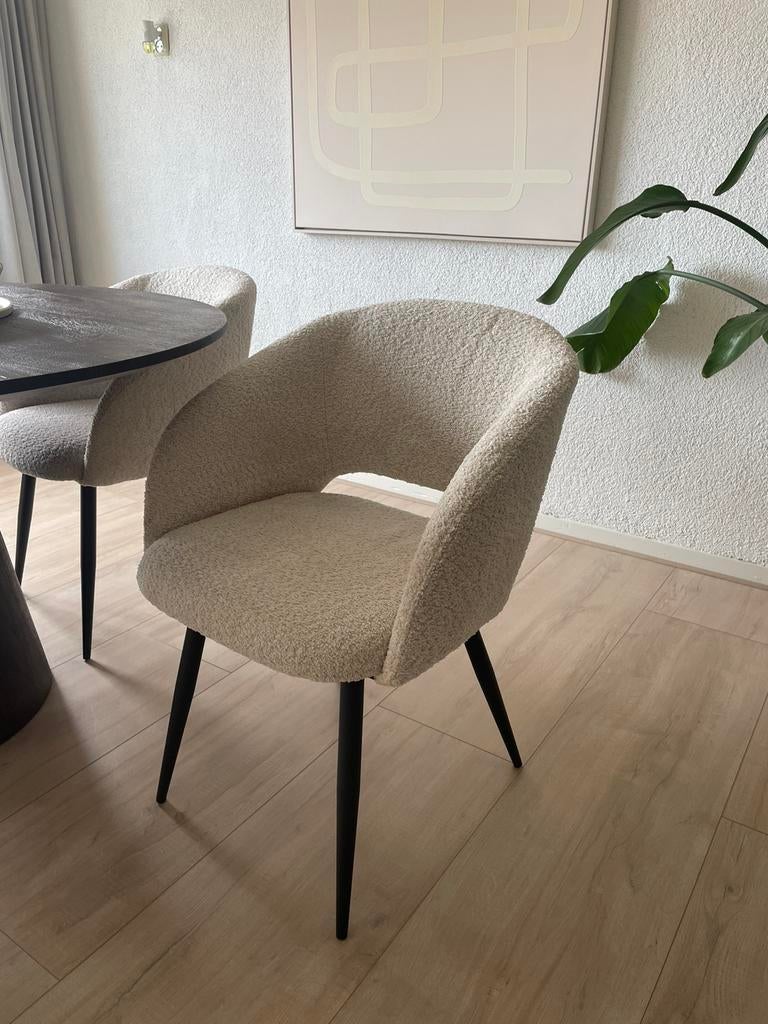Stoel Antony Zand kwantum (4stuks), Huis en Inrichting, Stoelen, Ophalen, Zo goed als nieuw, Overige kleuren, Vier