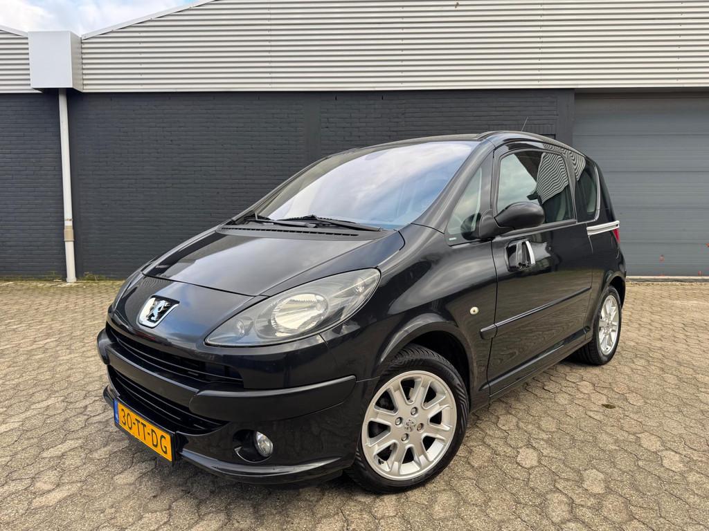 Peugeot 1007 1.6-16V Sporty AUTOMAAT, CLIMA, APK, NAP, Gebruikt, 4 cilinders, 4 stoelen, Zwart