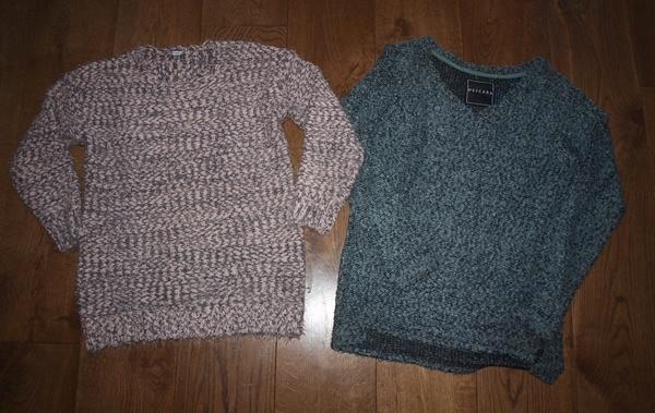 2 Mooie Gebreide Truien oa Pescara (M), Kleding | Dames, Truien en Vesten, Gedragen, Maat 38/40 (M), Grijs, Ophalen of Verzenden