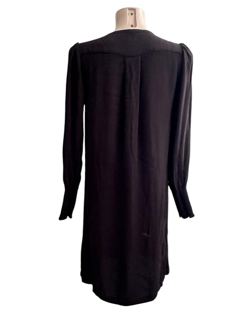 Rosemunde jurk L, Kleding | Dames, Zwart, Ophalen of Verzenden, Zo goed als nieuw, Onder de knie