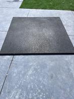 Rubberen tegels 100x100cm, Tuin en Terras, Tegels en Klinkers, Ophalen, Gebruikt, Rubber, Minder dan 5 m²