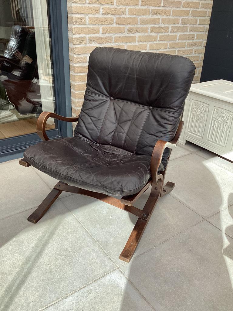 Stoelen Ingmar Relling jaren 60/70 vintage 2 stuks igs, Huis en Inrichting, Fauteuils, Gebruikt, Ophalen of Verzenden, 50 tot 75 cm