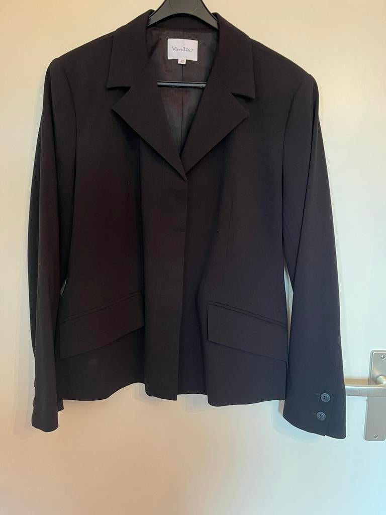 Zwart Vanillia colbert jasje m 40 te koop, Maat 38/40 (M), Zwart, Ophalen of Verzenden, Zo goed als nieuw