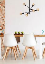 Lucide LESTER - Plafonnière - 6xE27 - Zwart, Ophalen, Gebruikt