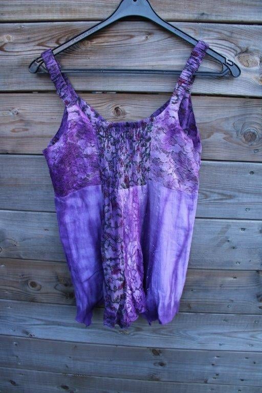 Zomertop paars/ lila Ixtlan mt M Vaste prijs OPRUIMING, Maat 38/40 (M), Verzenden, Paars, Zo goed als nieuw