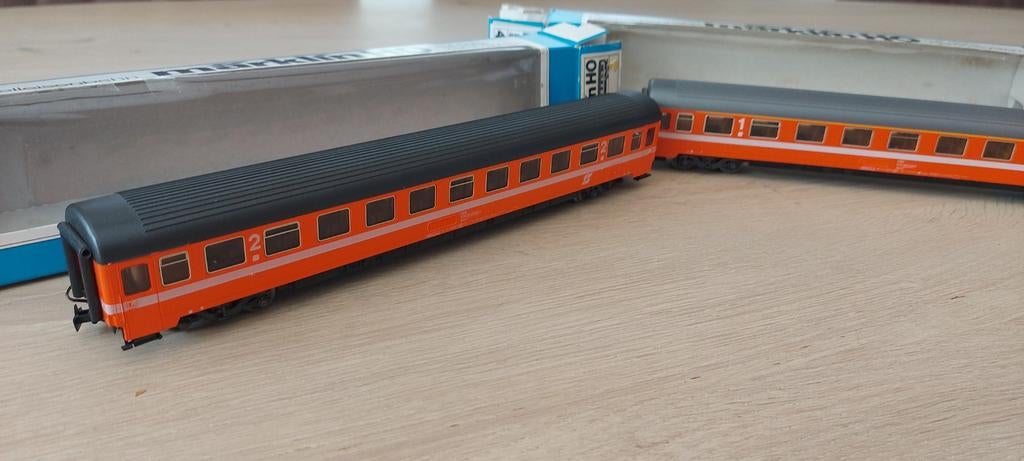 2 Märklin ÖBB persrtg'n EUROFIMA artnr 4167+4149 in ovp, Wisselstroom, Wagon, Ophalen of Verzenden, Zo goed als nieuw