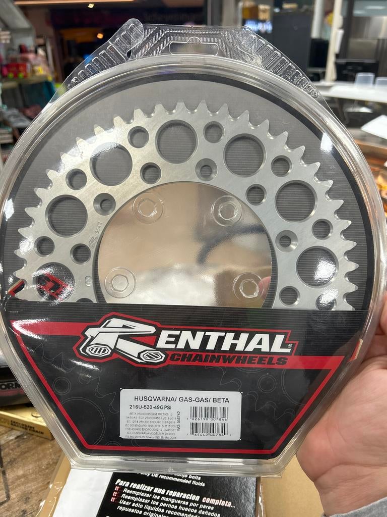 Renthal Tandwiel Husqvarna/Gas-Gas/Beta 216U-520-49GIPSI, Ophalen of Verzenden, Nieuw