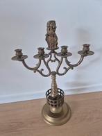 Kandelaar leeuw wapen Amsterdam, Antiek en Kunst, Ophalen, Koper of Brons