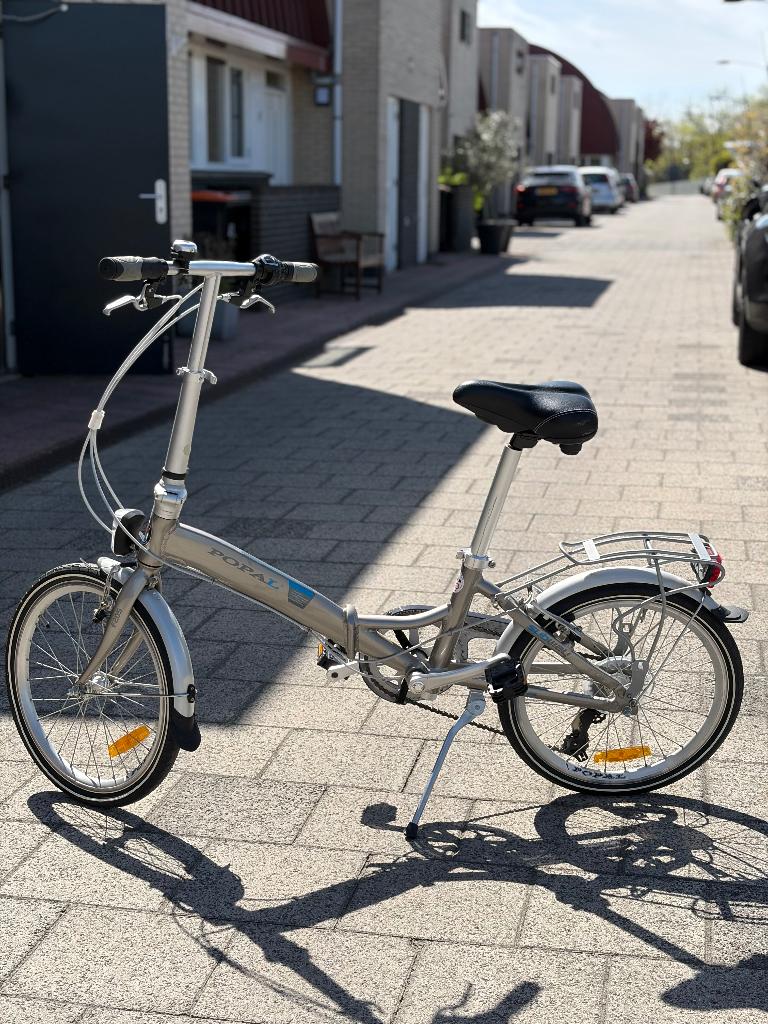 Popal F205 vouwfiets | 6 versnellingen | inklapbaar, 20 inch of meer, Gebruikt, Velgrem, Versnellingen