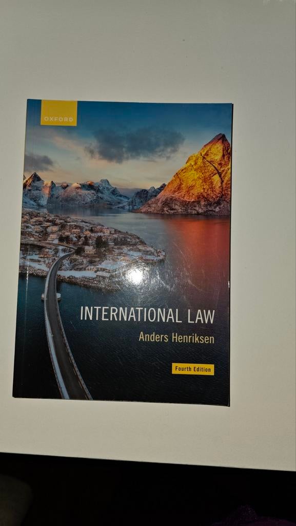 Studieboek International Law - Anders Henriksen (4e editie), Boeken, Studieboeken en Cursussen, Ophalen, Anders Henriksen, Gamma