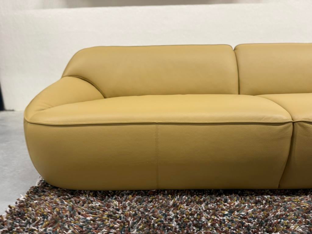 Nieuw Pode Nivti Bank 3,5 zits Perla Salba leer, Huis en Inrichting, Banken | Bankstellen, Rechte bank, Pode, Driepersoons, Nieuw