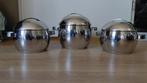 3 Ikea Orbit Space Age Pannen 2008, Ophalen, Gebruikt, Overige materialen, Pannenset