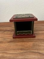 Decoratief sier stoofje met vogel en bloemen, Antiek en Kunst, Curiosa en Brocante, Ophalen of Verzenden