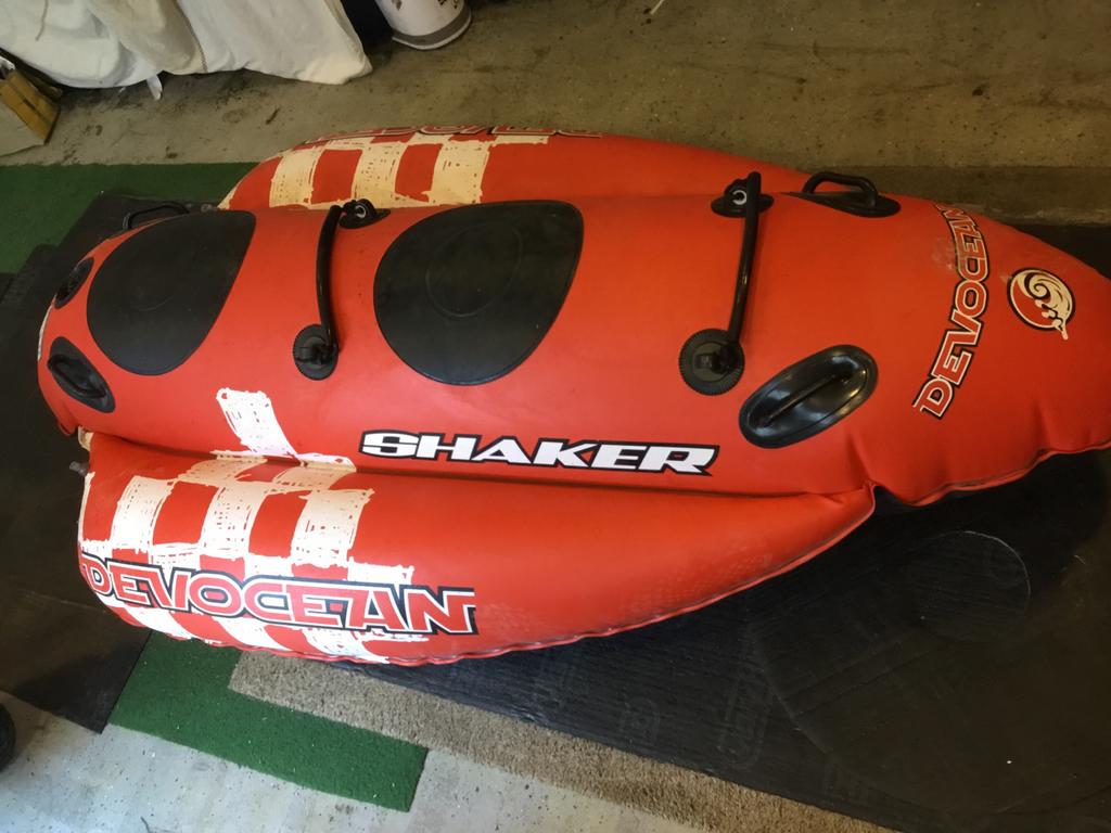 Funtube raket/2-persoons voor achter boot of jetski, Watersport en Boten, Ophalen of Verzenden, Gebruikt