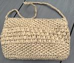 Handmade Raffia Zomertas - Lichte Khaki - Gevoerd (36x22cm), Ophalen of Verzenden, Nieuw, Beige, Handtas