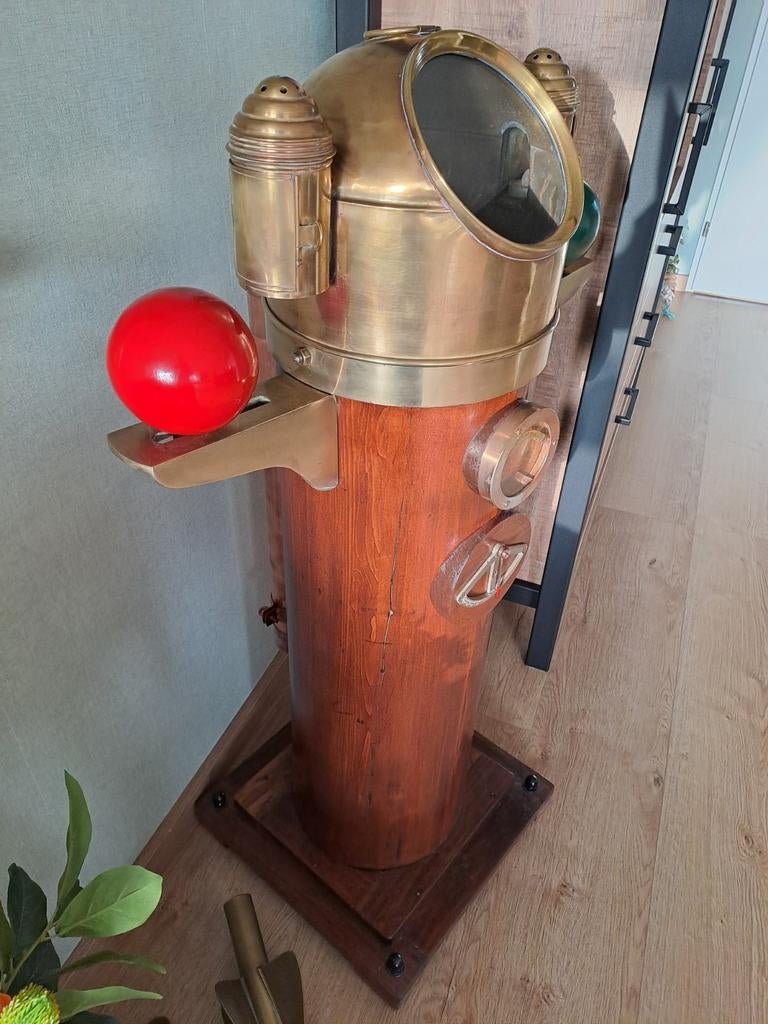 Scheepskompas, Ophalen of Verzenden, Hout, Minder dan 50 cm