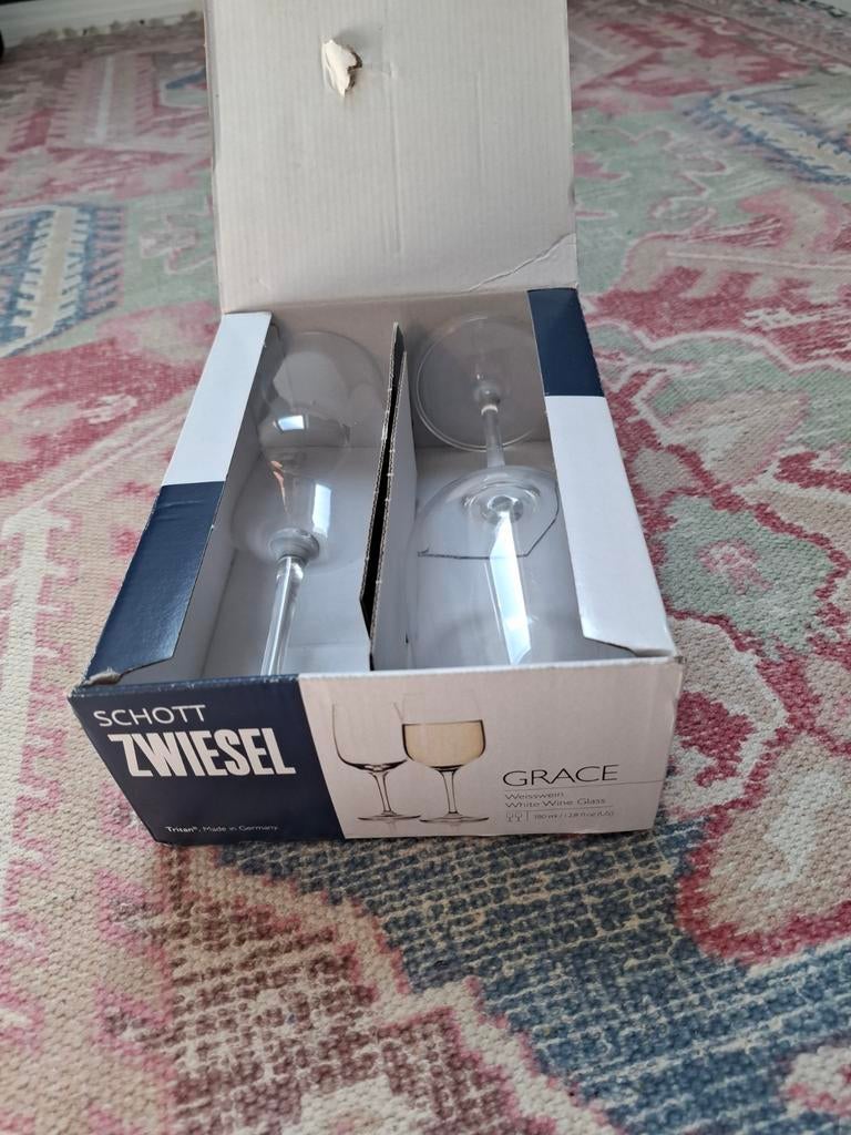 Schott Zwiesel Grace Witte Wijnglazen - Set van 2, Ophalen of Verzenden, Nieuw, Glas, Overige merken