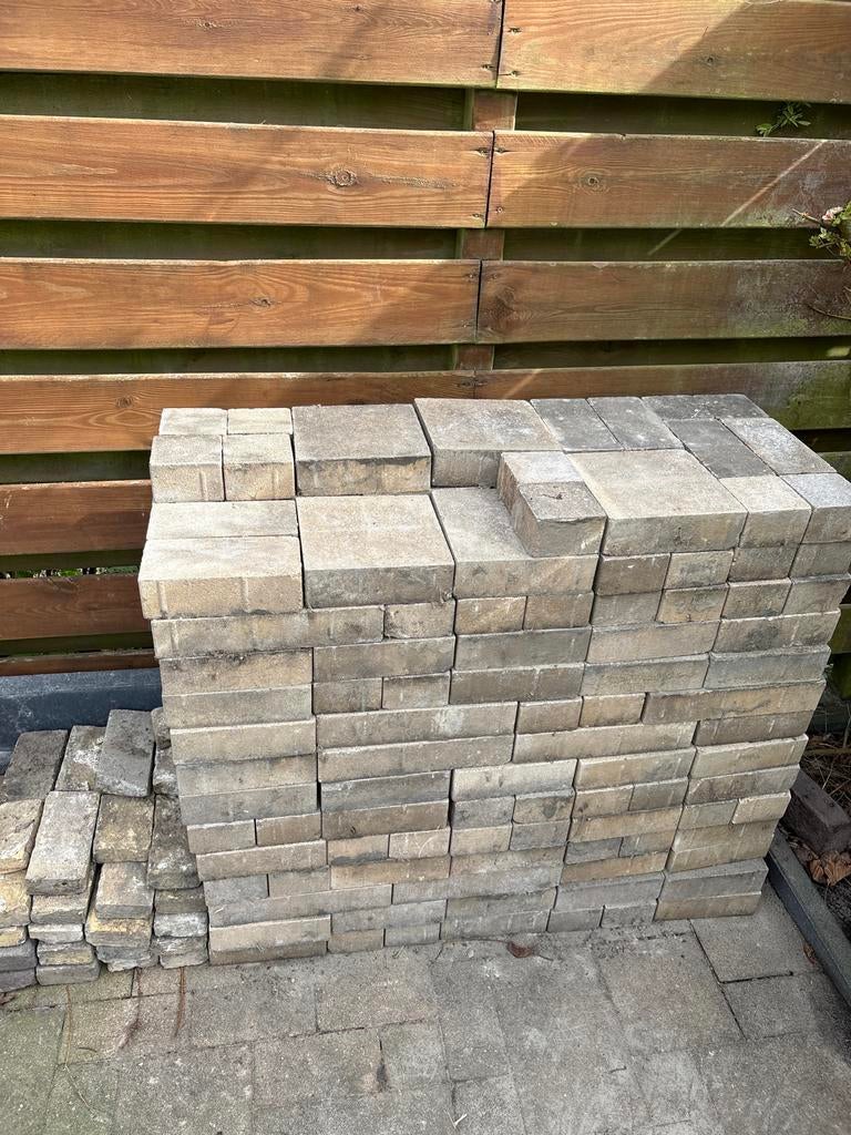 Terrastegels in diverse maten, Ophalen, Gebruikt, Minder dan 5 m², Beton