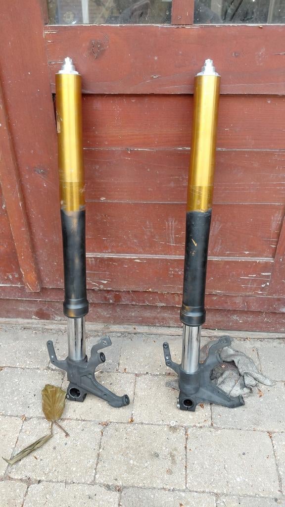 Voorpoten Yamaha R1 2009, Ophalen, Gebruikt