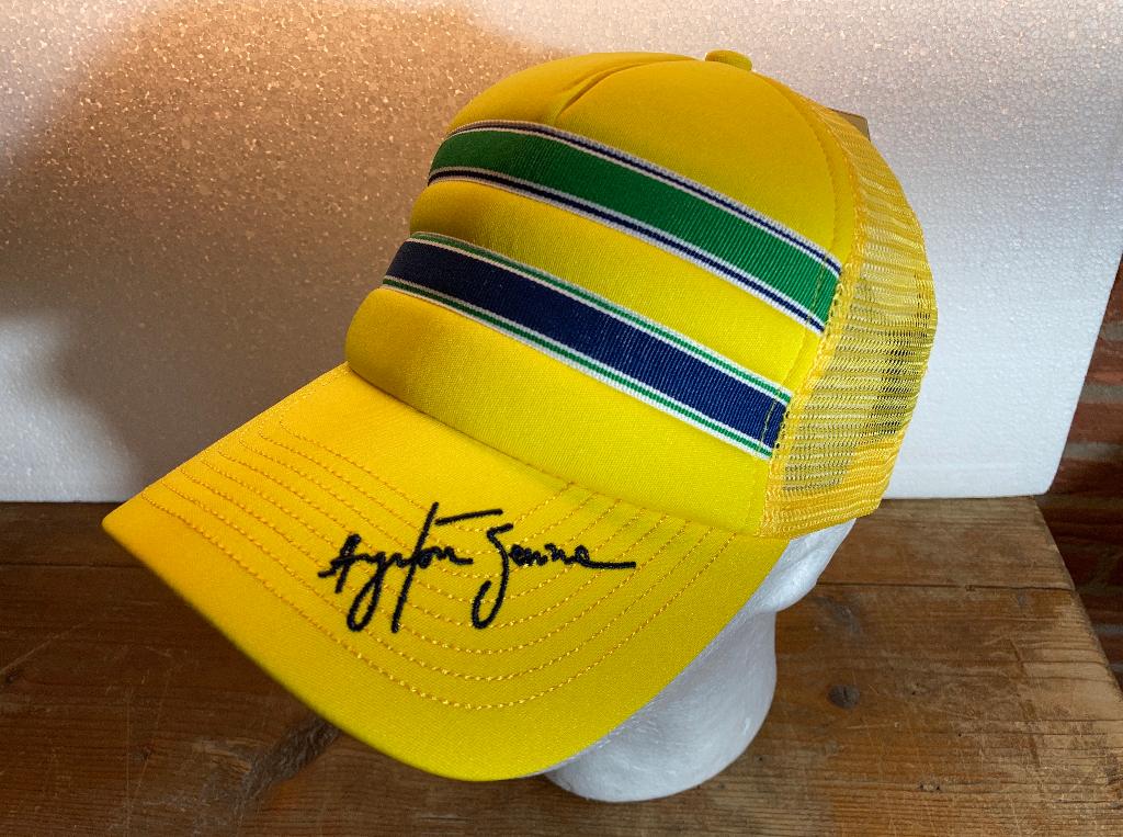 ✅ Ayrton Senna Pet World Champion 88 90 91 Formule 1 Cap, Ophalen of Verzenden, Nieuw, Formule 1