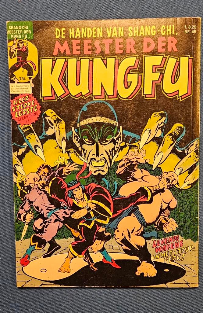 Shang-Chi Meester der Kung Fu - 4 Comics, Boeken, Gelezen, Amerika, Steve Englehart, Ophalen of Verzenden