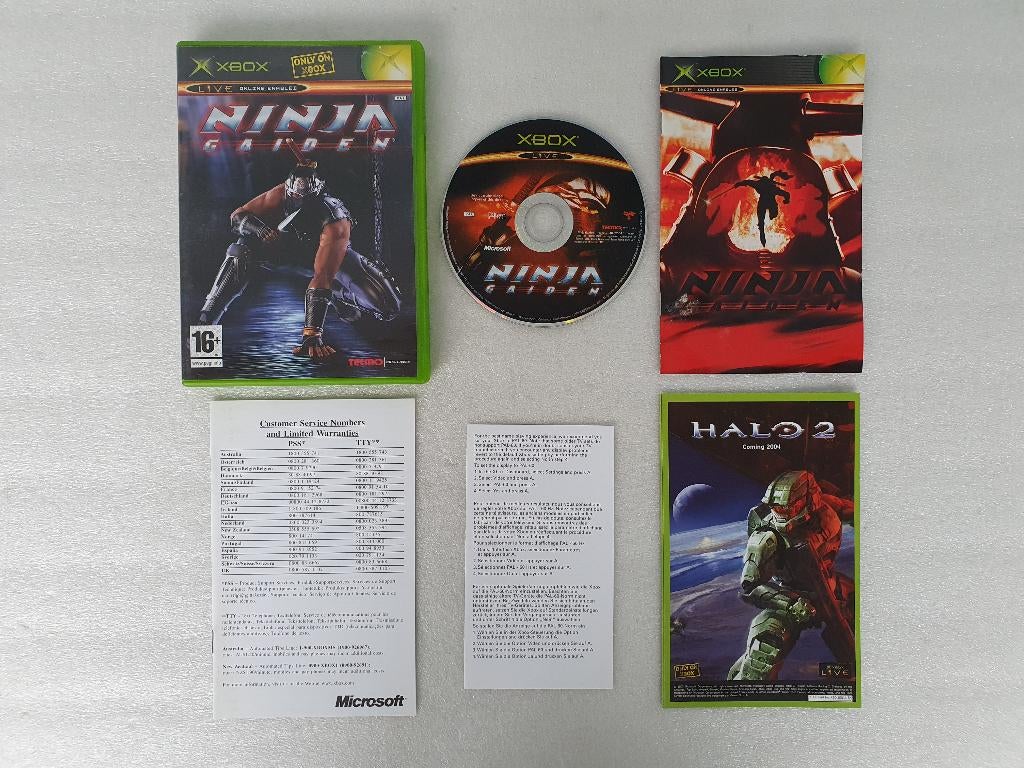 Xbox: Ninja Gaiden, Spelcomputers en Games, Avontuur en Actie, Gebruikt, Vanaf 18 jaar, 1 speler