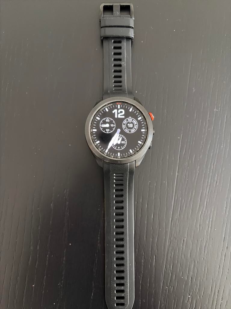 Garmin S70, Hartslag, Zwart, Ophalen of Verzenden, Zo goed als nieuw