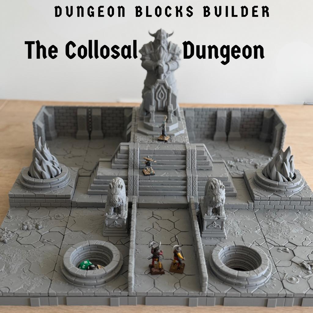 Dungeon Blocks – Modulaire Dungeons & Dragons Roleplay Set, Forge Trajectum, Forge Trajectum, Warhammer, Ophalen of Verzenden