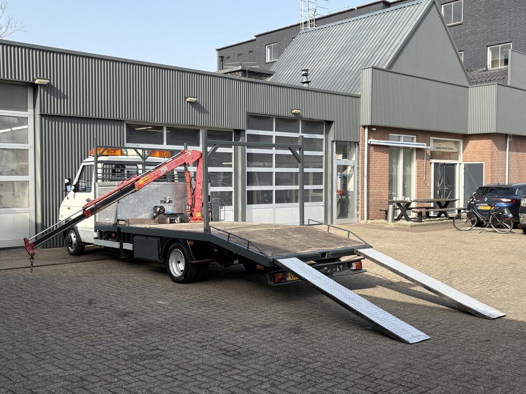 Iveco Daily 35.12S-395 Open laadbak Autotransporter Pick-up, Euro 2, Gebruikt, Zwart, 4 cilinders
