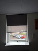 Duo rolgordijn 93x130 cm - Grijs/Transparant, Ophalen, Gebruikt, 100 tot 150 cm, 50 tot 100 cm
