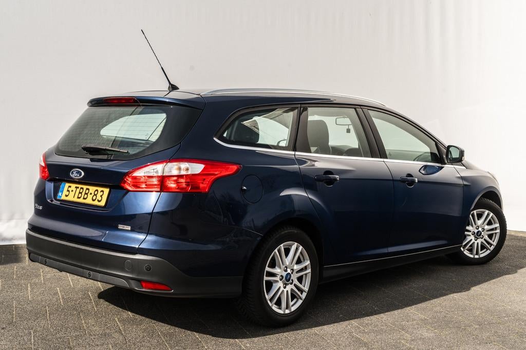 Ford FOCUS Wagon 1.0 EcoBoost Titanium | PDC | Navigatie | V, Euro 5, Gebruikt, Zwart, Blauw