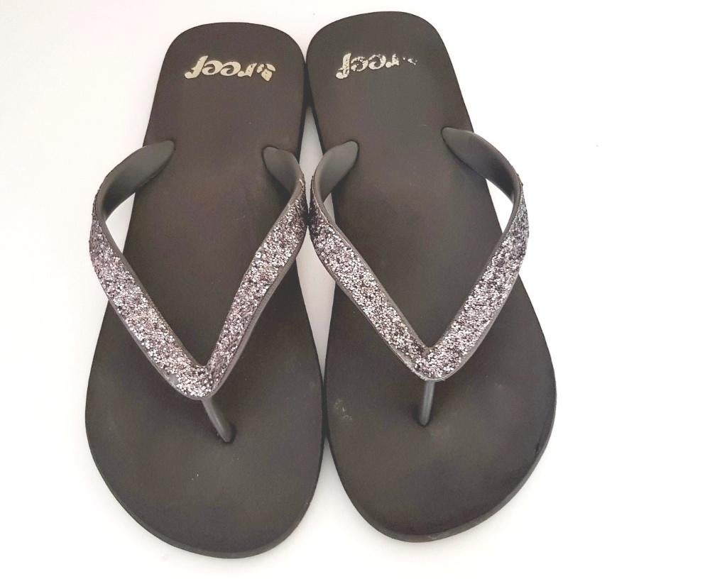 Reef slippers met glitter detail, maat 42., Kleding | Dames, Schoenen, Slippers, Verzenden, Nieuw, Reef