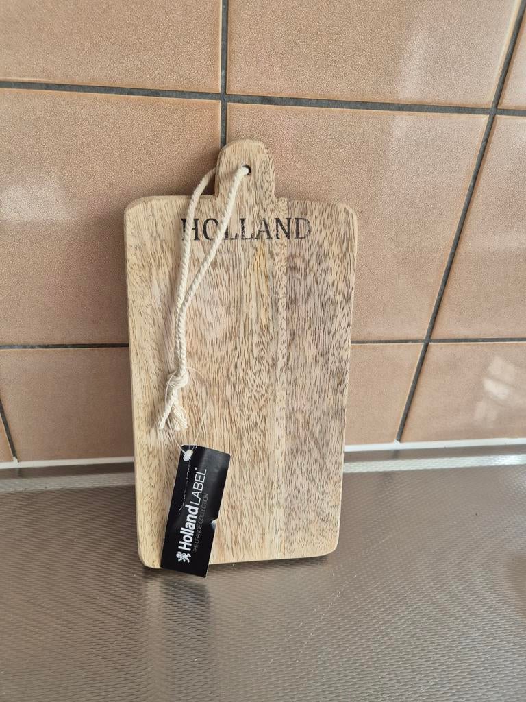 Houten snijplank 'Holland' - Nieuw, Huis en Inrichting, Ophalen of Verzenden, Nieuw