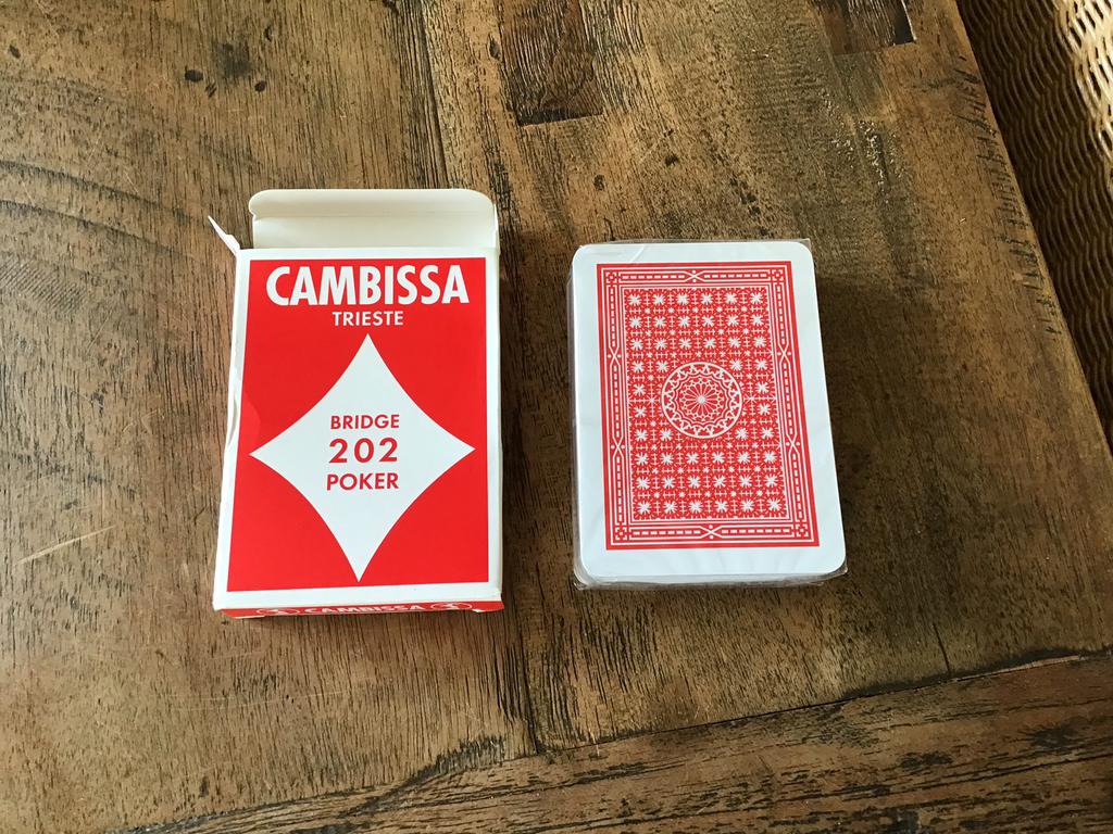Pakje pokerkaarten bridge Cambissa, Ophalen of Verzenden, Zo goed als nieuw, Speelkaart(en)
