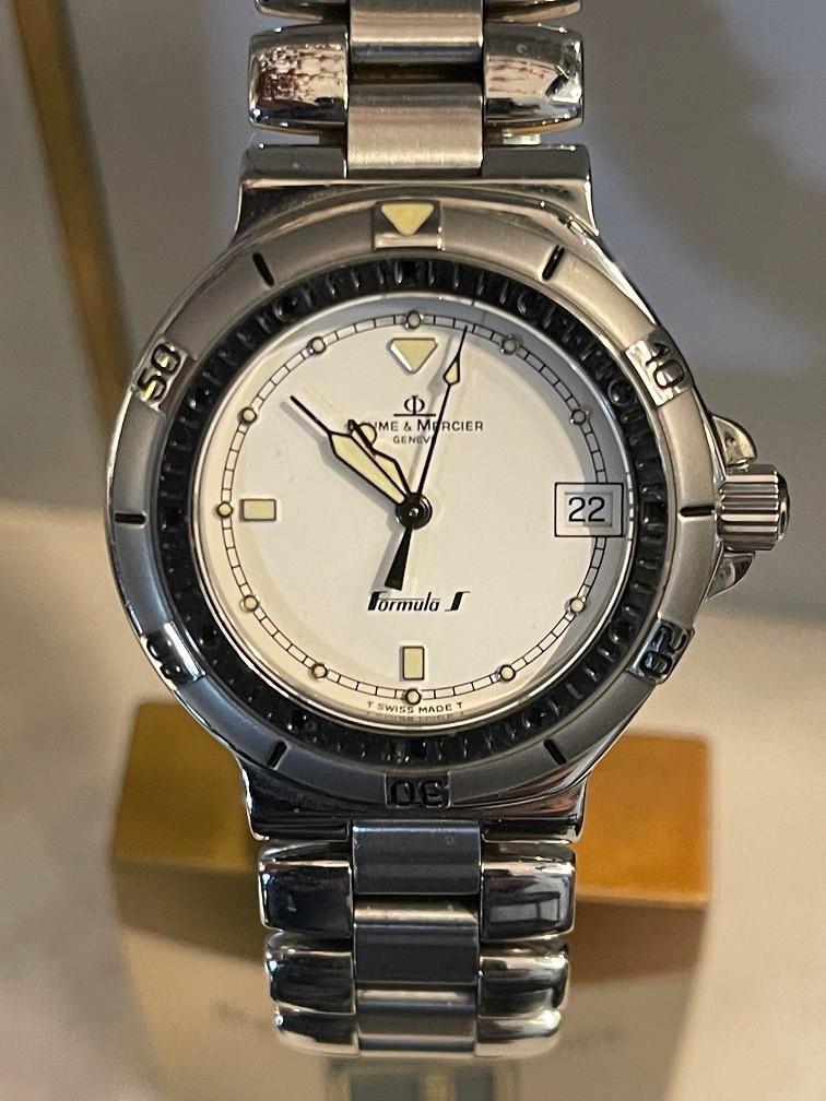Dames HORLOGE Baume et Mercier Formula S – zeldzaam te koop, Richemont, Ophalen of Verzenden, Zo goed als nieuw, Info@houseofcoco,.nl