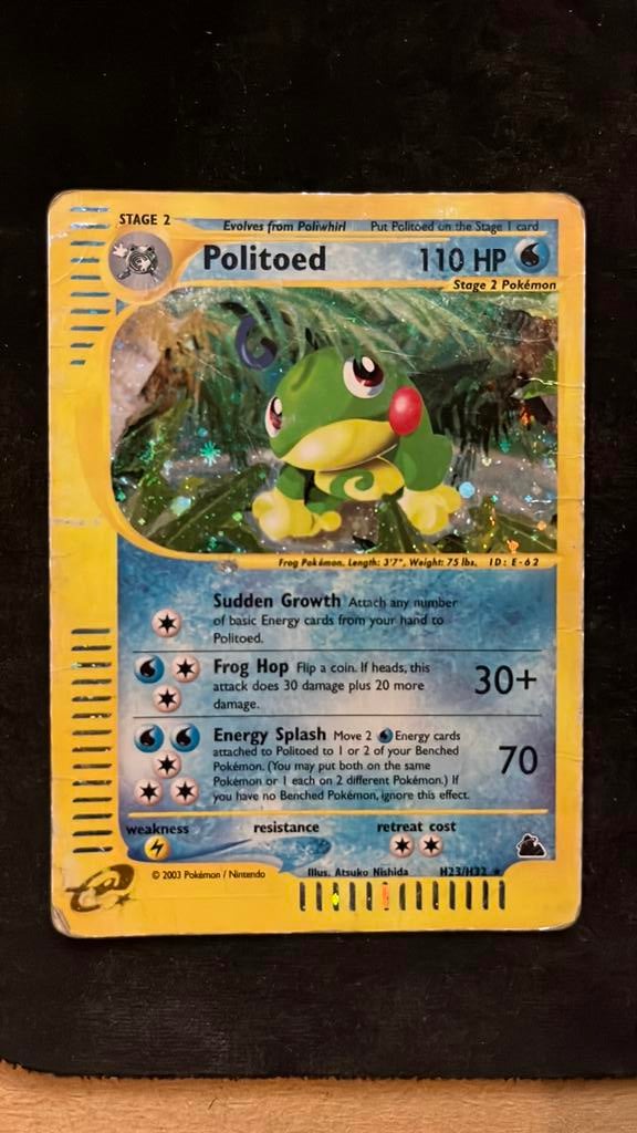 Politoed Holo Skyridge, Ophalen of Verzenden, Zo goed als nieuw
