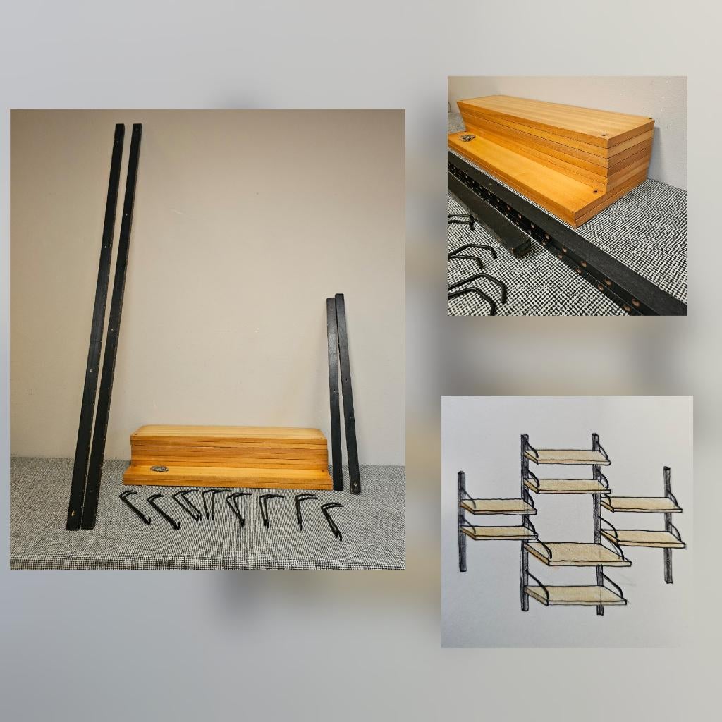 Poul Cadovius wandsysteem  - voor weinig, Ophalen, Gebruikt, X, X