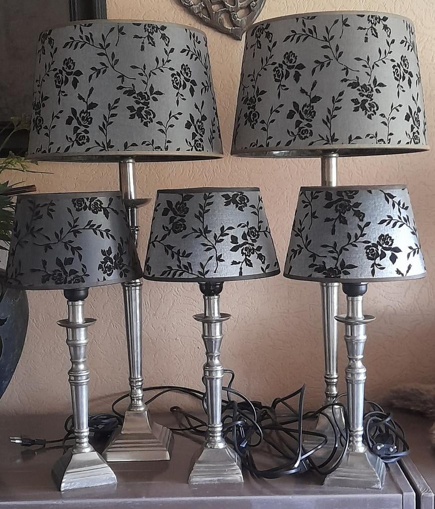 Complete lampenset, Ophalen, Stof, 50 tot 75 cm