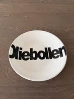Schaal met "Oliebollen" opdruk, Keramiek, Ophalen of Verzenden, Overige stijlen, Schaal of Schalen