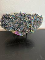 Prachtige Titanium Kwarts Cluster - Aura Kwarts, Ophalen of Verzenden, Mineraal