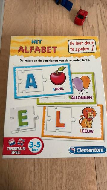 Clementoni- het alfabet spel (tweetalig) beschikbaar voor biedingen
