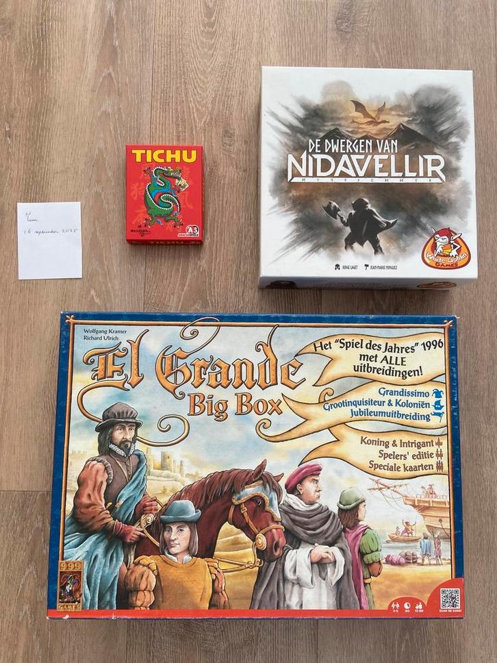 6 uitstekende spellen te koop, Hobby en Vrije tijd, Gezelschapsspellen | Bordspellen, Zo goed als nieuw, Ophalen