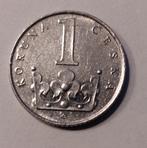 Munt: 1 Tsjechische kronen 1993 [5902]  [PoMuNi], Ophalen of Verzenden, Losse munt, Overige landen