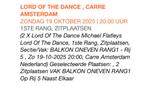 2 kaartjes  ‘Lord of the dance’ 18 oktober in Amsterdam, Twee personen, Oktober