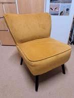 Okergele Stoel met Stoffen Bekleding, Huis en Inrichting, Stoelen, Ophalen, Eén