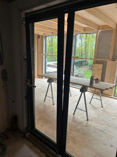 Mooi schuifdeurkozijn die nog goed werkt!, Doe-het-zelf en Verbouw, Kozijnen en Schuifpuien, Zo goed als nieuw, Raamkozijn, Hout