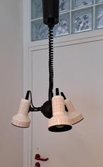 Vintage eighties 80s plafondlamp wit rood, Ophalen, Gebruikt, Minder dan 50 cm