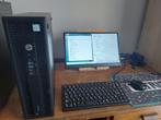 HP EliteDesk 800 G2 Gaming PC (i7 6700, nVidia GTX 1050 Ti), Computers en Software, Desktop Pc's, Ophalen, 256 GB, Hewlett Packard (HP)