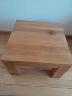 massief eiken tafel 70 x 70 cm, Ophalen, 50 tot 100 cm, 50 tot 100 cm, Eikenhout